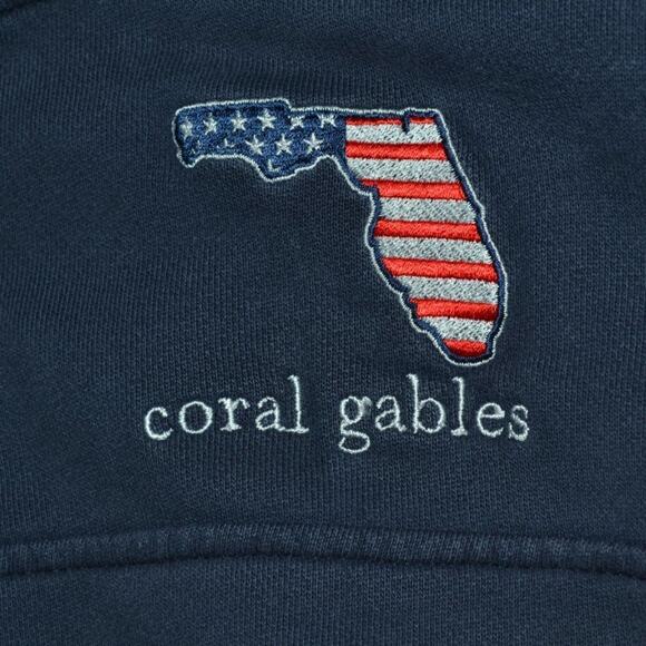 Vineyard Vines Quarter Zip Sweater Corel Gables - Picture 6 of 6